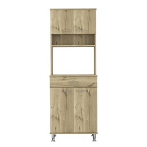 Area della baia dispensa due porte mobili da cucina con un cassetto e quattro gambe regolabili in metallo - Product Image 6