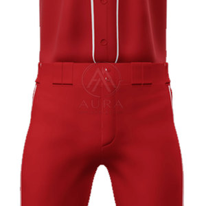 Best Selling Solid Color Baseball Uniform Made In Pakistan Custom Made Design Team Wear Baseball Uniform - Product Image 5