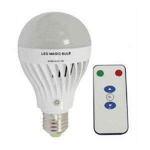 Bombilla LED Recargable de Emergencia con Control Remoto, para Camping y Hogar, con Batería de Respaldo, Calidad Excepcional, Precios Raros - Product Image 1