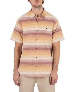Camicia da uomo a maniche corte a righe Lido | Hurley - Product Image 1