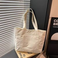 Nouveau Sac Coréen en Toile de Coton Corduroy 2026 – Sac à Bandoulière et Fourre-tout Grande Capacité pour Campus, Trajet Quotidien, Cours, Sport et Loisirs