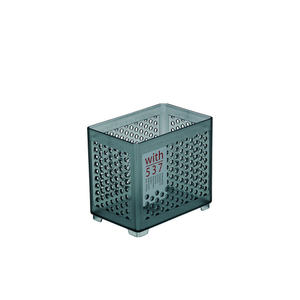 Inomata Wiz 537 profonda cesto trasparente grigio soluzione di stoccaggio - Product Image 1