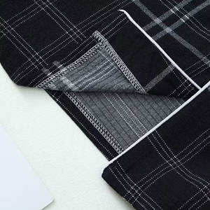 Conjunto de Pantalones y Camisa a Cuadros Casual de Manga Larga a Precio Razonable 2026, Apto para Todas las Estaciones como Ropa de Estar por Casa - Product Image 4