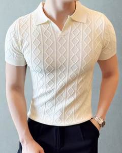 เสื้อโปโลชายรุ่นใหม่ล่าสุด คอปกติดกระดุม ผลิตจากโพลีเอสเตอร์แท้ แบบ Pique รับผลิตแบบ OEM และ ODM เสื้อลำลองสำหรับใส่ทำงาน ผู้ผลิตจากบังกลาเทศ - Product Image 3