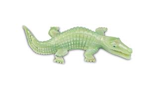 รูปปั้นจระเข้แกะสลักด้วยมือจากหินออนิกซ์สีเขียว งานแกะสลักสัตว์จากหินธรรมชาติ ของตกแต่งบ้าน ของขวัญ - Product Image 2