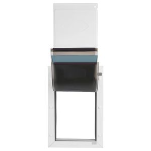 Porta per Animali Domestici Resistente alle Intemperie con Tre Alette Magnetiche e Telaio in Metallo Robusto per Uso Interno ed Esterno - Product Image 1