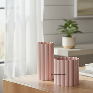 Wholesale Factory Price Modern Style Metal Flower <b>Vase</b> <b>Set</b> 3 Decorative Home Accents Matte Finish Tabletop <b>Vases</b> Eco Friendly - Product Image 4