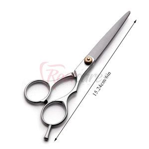 Wholesale Price Best Quality Stainless Steel Blade <b>Left</b>-<b>Handed</b> Foldable Long Handle Barber <b>Scissors</b> Hair Cutting Hot Sale - Product Image 6