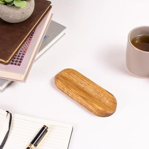 Oak Wood wooden <b>bookends</b> and desk organizers OEM Custom Wholesale | Aqdus Saleem India - Product Image 3