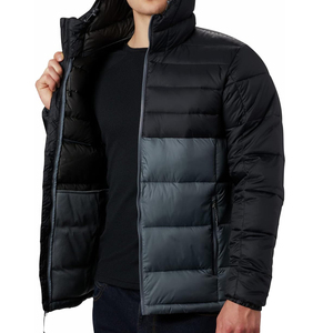 Veste d'hiver légère personnalisée pour homme, imperméable, à capuche, doublure polaire matelassée, softshell, motif puffer, OEM disponible - Product Image 2