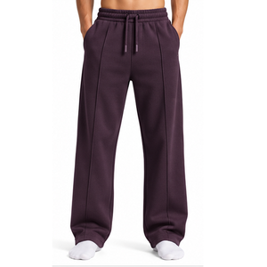 Mens Cotton Thick <b>Fleece</b> Oversized <b>Trousers</b> clothing streetwear casual gymwear sportswear activewear soft warm winter <b>Trouser</b> - Product Image 1