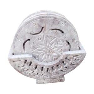 Handmade Soapstone Coaster Sets Low Price <b>Elephant</b> Design Natural Stone Tabletop Protection for Dining Kitchen Mats Pads - Product Image 2