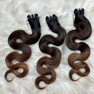 Paquetes de cabello virgen Onda del cuerpo Largo 18-30 pulgadas Onda del cabello para mujeres negras Color natural Vendedores de cabello crudo vietnamitas - Product Image 1