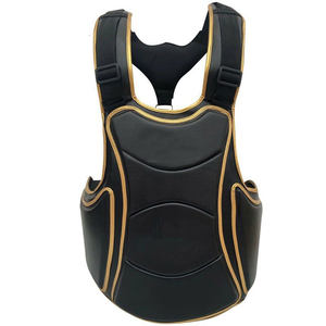 Protector de Pecho y Abdomen de Cuero para Entrenamiento de Boxeo, Diseño OEM Nuevo, Venta al Por Mayor, Protector Profesional de Boxeo Unisex para Adultos - Product Image 1