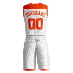 Ensemble maillot et short de basket-ball pour l'entraînement des équipes professionnelles et l'utilisation sportive. Uniforme de basket-ball personnalisé. - Product Image 4