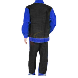 Traje de Soldadura de Cuero Vacuno de Alta Calidad, Chaqueta Protectora Resistente al Calor y al Fuego con Pantalones para Soldar - Product Image 5