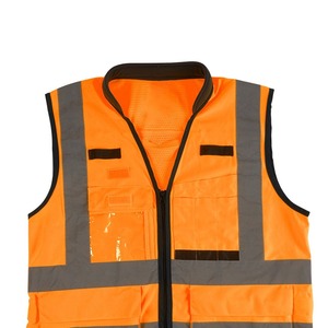 Gilet de sécurité haute visibilité 2026 de haute qualité fabriqué au Pakistan, logo personnalisé, respirant, léger, pour hommes - Product Image 2
