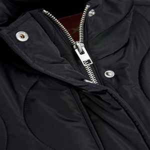 Chaleco acolchado grueso para mujer, talla grande, con logo personalizado, para equitación, esquí y actividades al aire libre, con cuello alto y diseño acolchado. - Product Image 6