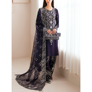 Nuevo diseño de Shalwar Kameez para mujer, elegante atuendo oriental, Shalwar Kameez para mujer, cómodo tejido de algodón, ropa tradicional para mujer - Product Image 2