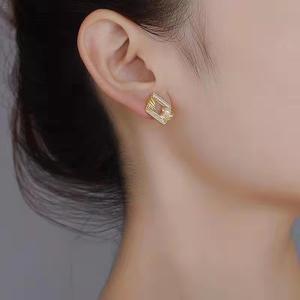 Pendientes de Perlas de Agua Dulce con Diseño de Laberinto de Póker de la Serie Cuentos de Hadas, Recomendados por el Comerciante, Diseño de Nicho, Elegantes y Únicos - Product Image 1