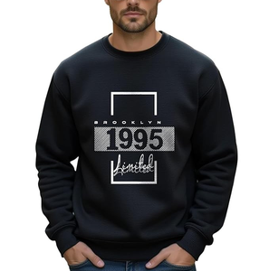 Sudadera de Felpa Gruesa de Alta Calidad, 450 GSM, 100% Algodón, para Hombre, con Logotipo Personalizado, Opción de Múltiples Colores, Estampado Gráfico, MOQ Bajo - Product Image 4
