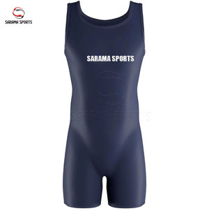 Men’s <b>Professional</b> Wrestling Singlet Polyester Spandex Competition Wear Youth Wrestling Singlets Custom Logo - Product Image 1