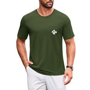 Camisetas de Hombre al por Mayor, Etiqueta Personalizada, Moda Actual, Fabricación en Fábrica, Servicios OEM, Camisetas de Buena Calidad, 100% Algodón Puro - Product Image 1