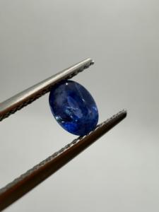 Zafiro Azul Real Natural, Corte Ovalado, 1.05CT, 7x5x3.5mm, Gema Suelta con Juego de Color para Joyería - Product Image 4