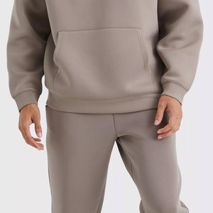 Custom Street Wear Hoodie And <b>Flared</b> <b>Sweatpants</b> 2 Piece Tracksuit Set <b>Wholesale</b> High Quality Custom Pullover Blank Tracksuits - Product Image 4