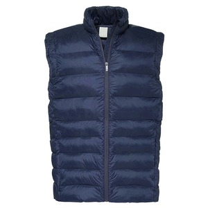 Plus Size Softshell Puffer Vest <b>Lightweight</b> Breathable Windproof Sleeveless Zip-Up Winter Wholesale - Product Image 3