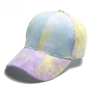 Gorra de béisbol de pana verde con logo personalizado, para adultos, de ala plana, informal, cálida, transpirable, deportiva, para adolescentes, estilo hip hop. - Product Image 4