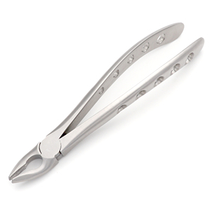 Forceps d'extraction atraumatique 35N 3 mm pour bicuspides de la mâchoire supérieure, à prise parallèle, finition mate, en acier inoxydable chirurgical dentaire - Product Image 1
