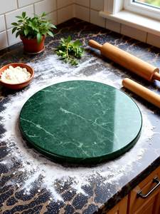 Rodillo de Madera Profesional y Tabla de Amasar, Juego Resistente Chakla Belan para Panadería y Uso Doméstico - Product Image 2