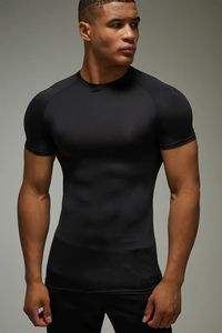 T-shirts de compression pour hommes, sport, fitness, entraînement, course à pied, couche de base respirante et à séchage rapide - Product Image 6