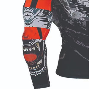 Rashguard respirant à séchage rapide pour garçons et filles, imprimé par sublimation de qualité supérieure, logo personnalisé pour l'entraînement aux arts martiaux mixtes UPF50 - Product Image 5