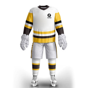 <b>Custom</b> Made Breathable High Quality Ice Hockey Uniform 100% Polyester with <b>Custom</b> Colors & Sizes - Product Image 1