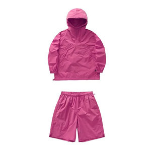Hot Selling OEM Custom <b>Men's</b> Short Set Premium Quality Nylon Zip Hoodie and Shorts New Arrival Windbreaker Short Set Lightweight - Product Image 1