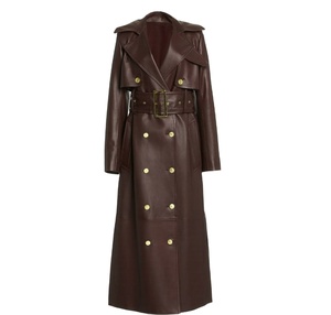 Abrigo Largo de Invierno Profesional ODM 2026 para Mujer, Chaqueta de Cuero OEM Transpirable e Impermeable con Características Normales - Product Image 1