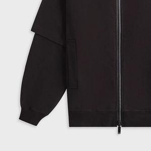 Sweat à capuche moderne et décontracté pour homme, idéal au quotidien, avec fermeture éclair et logo personnalisé, qualité supérieure, prix usine 2026 - Product Image 3