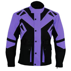 Blouson de moto haute performance en cuir de vachette, imperméable, respirant, pour la course, avec logo personnalisé - Product Image 2