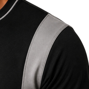 Black <b>And</b> Grey <b>Mens</b> T <b>Shirt</b> <b>Shorts</b> <b>Set</b> Crew Neck <b>Short</b> Sleeve Pocket Top Cargo Drawstring <b>Shorts</b> Casual Sportswear Summer Outfit - Product Image 3