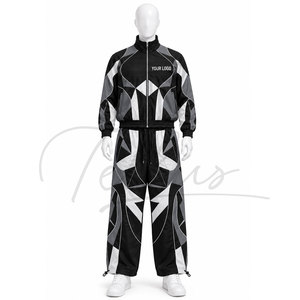 Trajes Deportivos de Alta Calidad para Hombre, Traje Deportivo Moderno de Corte Ajustado con Combinación de Colores para Entrenamiento - Product Image 1