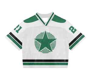 Camiseta de fútbol retro de poliéster personalizada con estampado, estilo urbano, holgada, de malla, para verano - Product Image 6