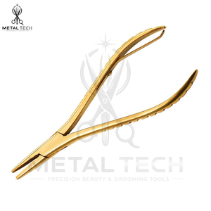 Micro Ring Hair Extension Pliers Stainless Steel Bead Remover Opener Closer Plier Professional Wholesale Price Salon <b>Tools</b> - Product Image 3