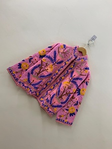 Chaqueta Bordada Floral Rosa Hecha a Mano para Mujer, Estilo Boho Chic, Abrigo con Bordados Vibrantes, Chaqueta Étnica Ligera - Product Image 2