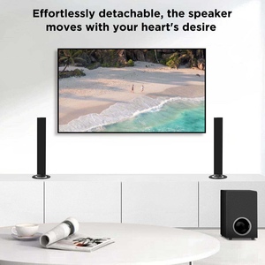 Système <span class=keywords><strong>de</strong></span> cinéma maison sans fil, <span class=keywords><strong>barre</strong></span> <span class=keywords><strong>de</strong></span> <span class=keywords><strong>son</strong></span> avec caisson <span class=keywords><strong>de</strong></span> basses, 2.1 canaux, <span class=keywords><strong>barre</strong></span> <span class=keywords><strong>de</strong></span> <span class=keywords><strong>son</strong></span> <span class=keywords><strong>TV</strong></span> avec connexions ARC/OPT/AUX/BT - Product Image 2