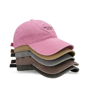 Gorra de Béisbol Rosa WORK N SHINE SPORTS WEAR con Lazo Bordado en el Panel Frontal, Ajustable en la Parte Trasera, Diseño de 6 Paneles, 100% Algodón, Estilo Hip Hop para Adultos - Product Image 4