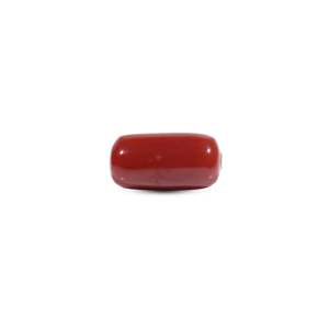 Lot de pierres précieuses synthétiques en corail rouge ovale de haute qualité, 9,75 ct, pour la fabrication de bijoux - Product Image 1