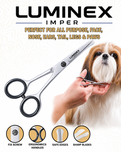 Premium Pet Grooming <b>Scissors</b> Set – Made from High-Quality Stainless Steel, Professional <b>Dog</b> & Cat Hair Cutting Kit with Case - Product Image 3