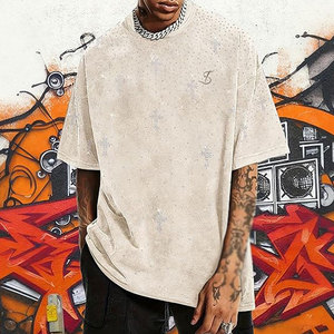 Camisetas de Hombre con Pedrería de Nuevo Diseño para Uso en Exteriores, Camisetas de Hombre con Pedrería de Moda al por Mayor - Product Image 3